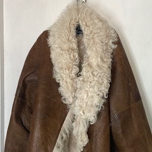 Sheep skin and fur jacket vintage Oscar De La Renta